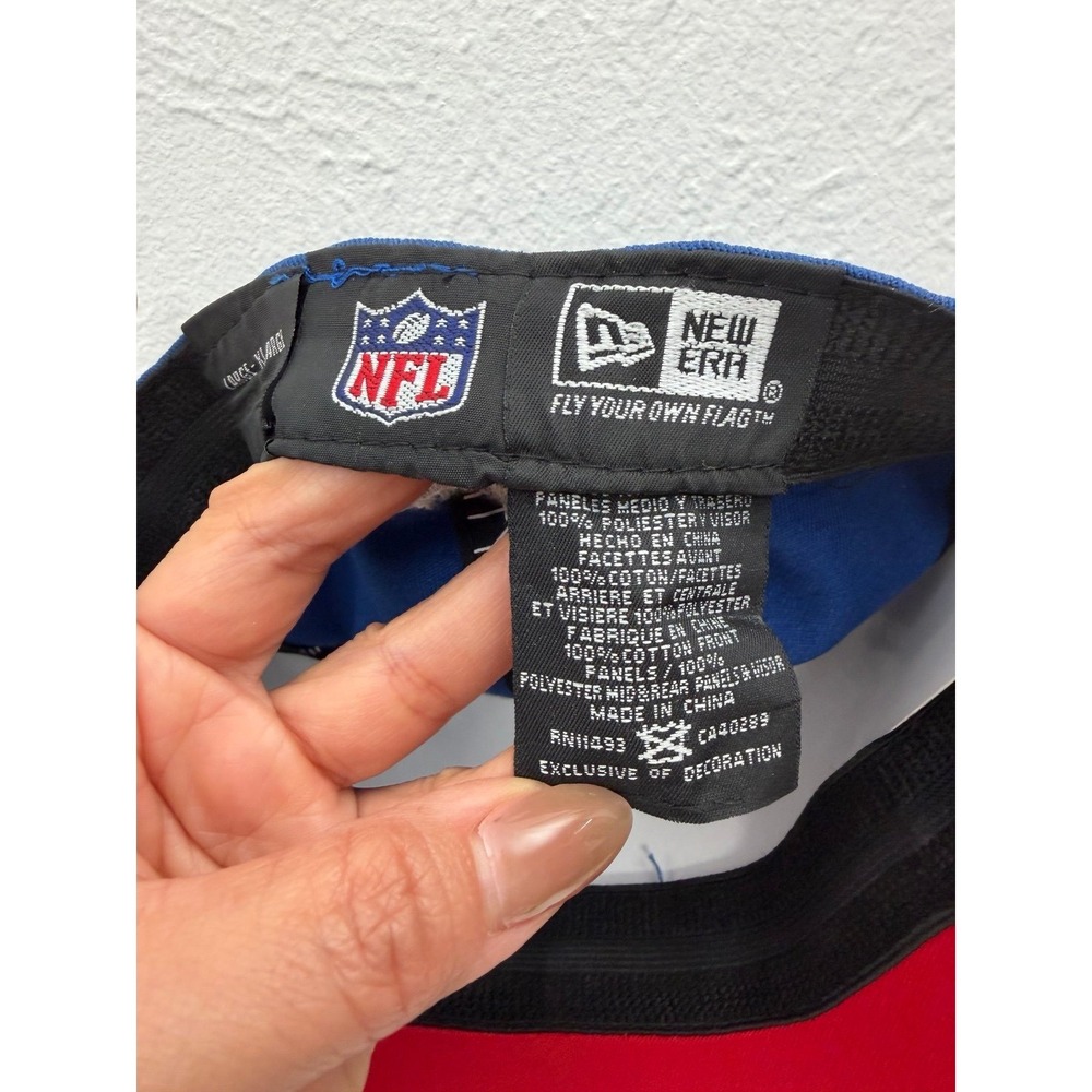 New Era NY Giants 39THIRTY Stretch Fit Hat Blue Red L/XL New - Picture 6 of 8